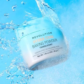 بیکینگ پودر آزاد هایدرا کول روولوشن Revolution Hydra Cool Cooling Loose Baking Powder Translucent